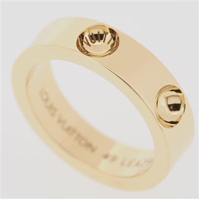 Louis Vuitton Empreinte Ring, Yellow Gold and Diamonds Gold. Size 54